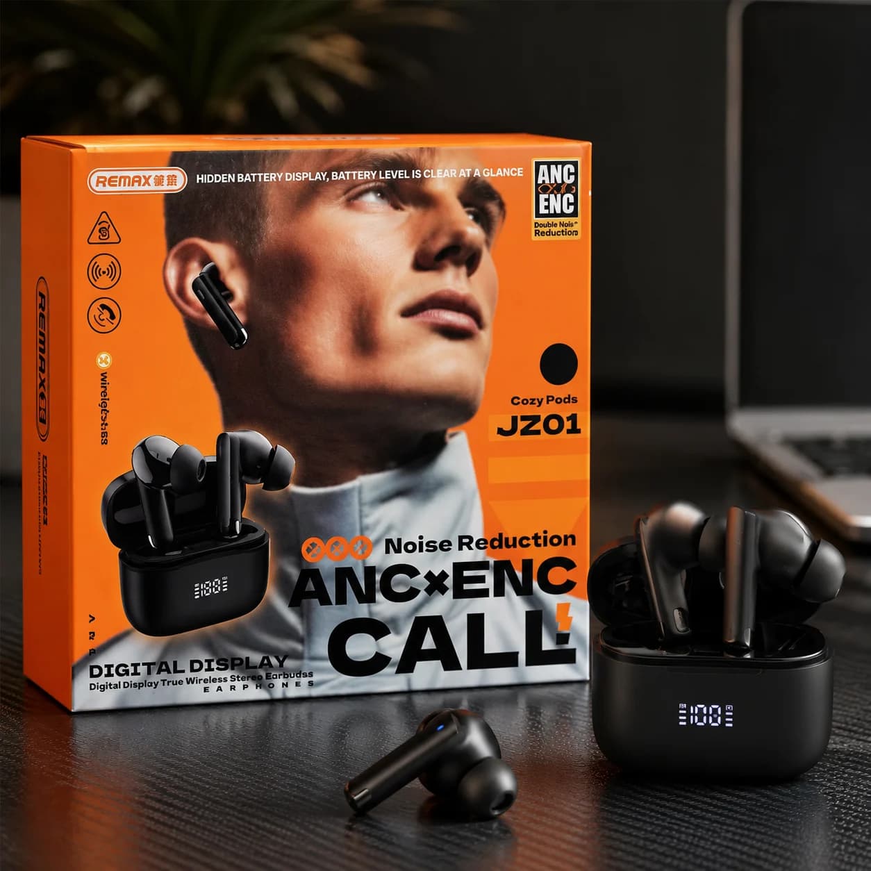 REMAX CozyPods JZ01 ANC + ENC Wireless Earbuds